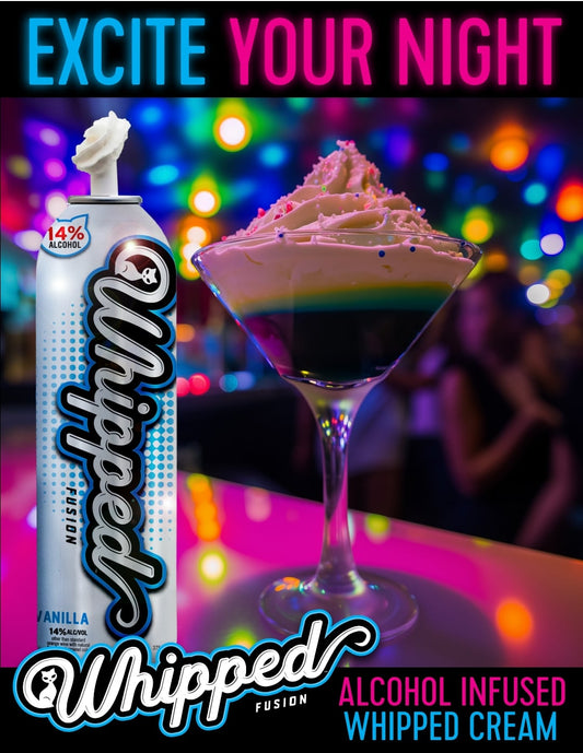 Alcohol Infused Whipped Cream